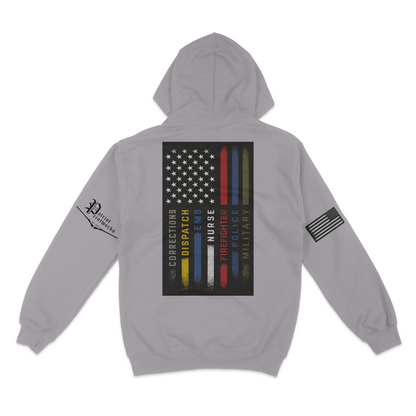 First Responder Flag Hoodie