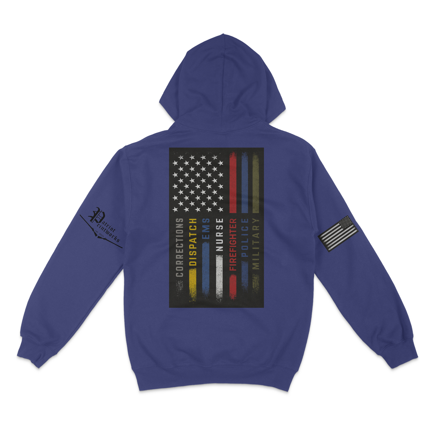 First Responder Flag Hoodie
