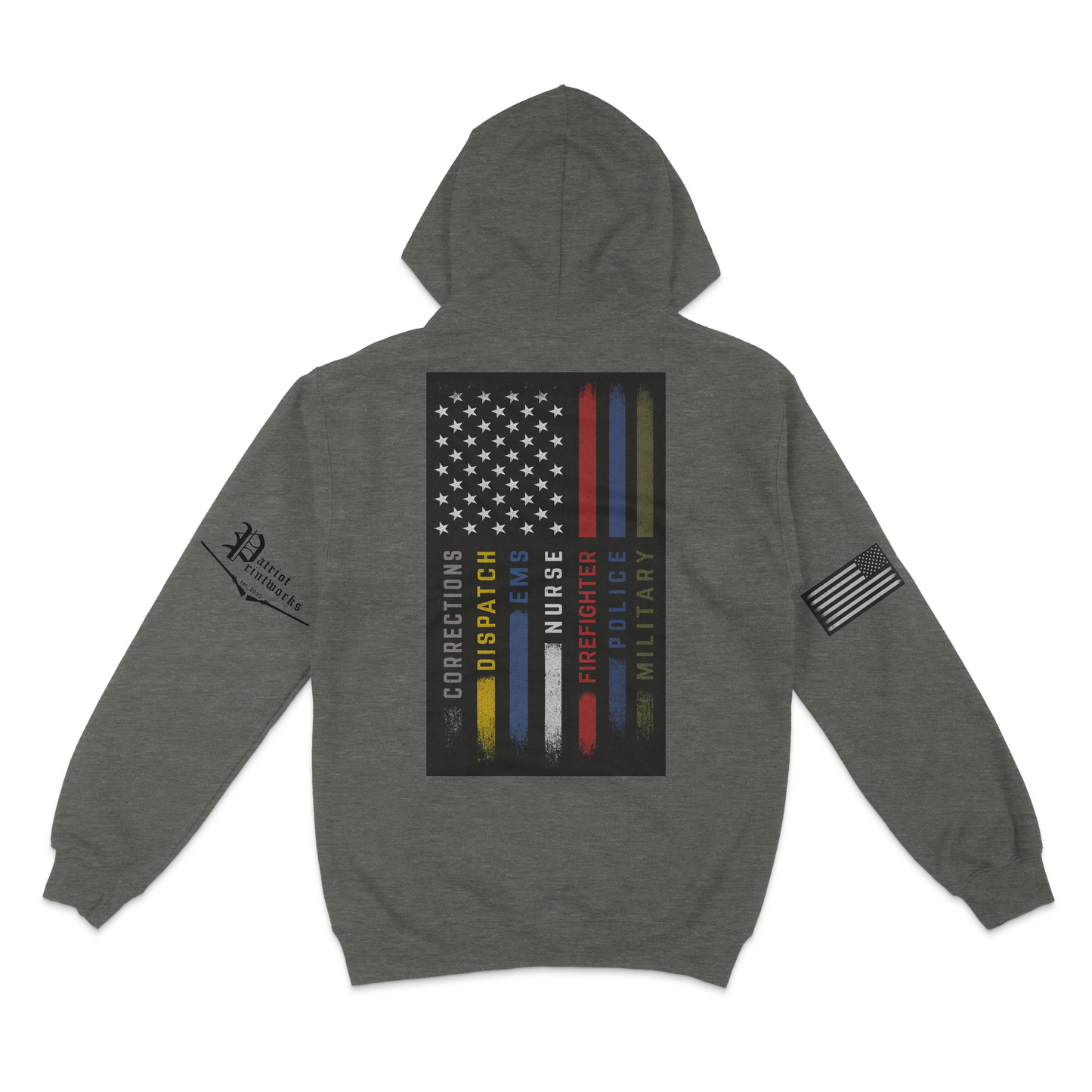 First Responder Flag Hoodie