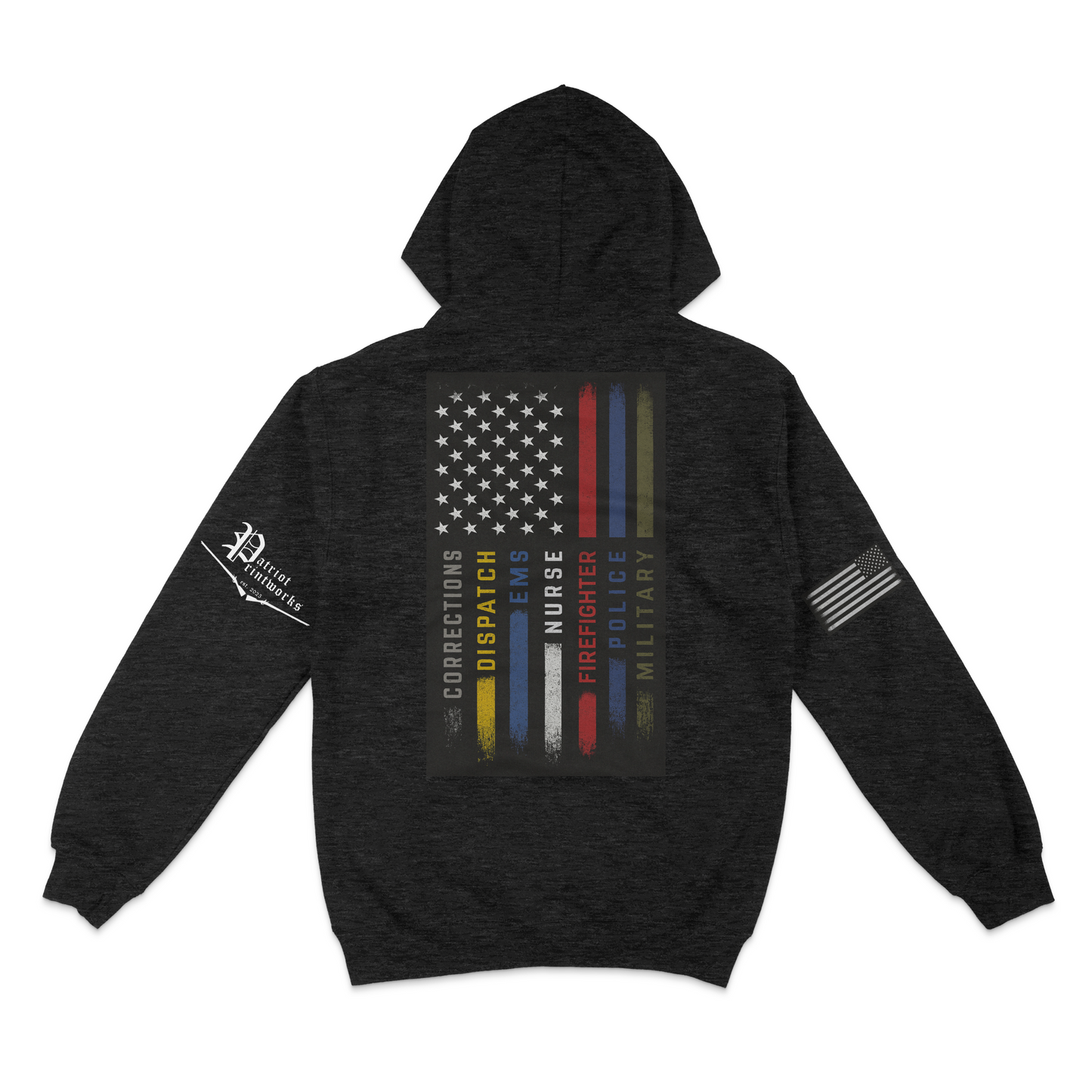 First Responder Flag Hoodie