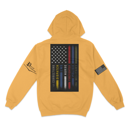 First Responder Flag Hoodie