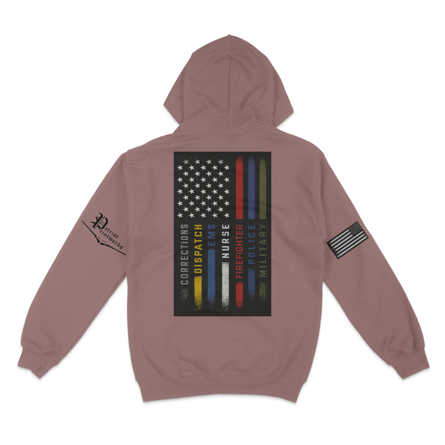 First Responder Flag Hoodie