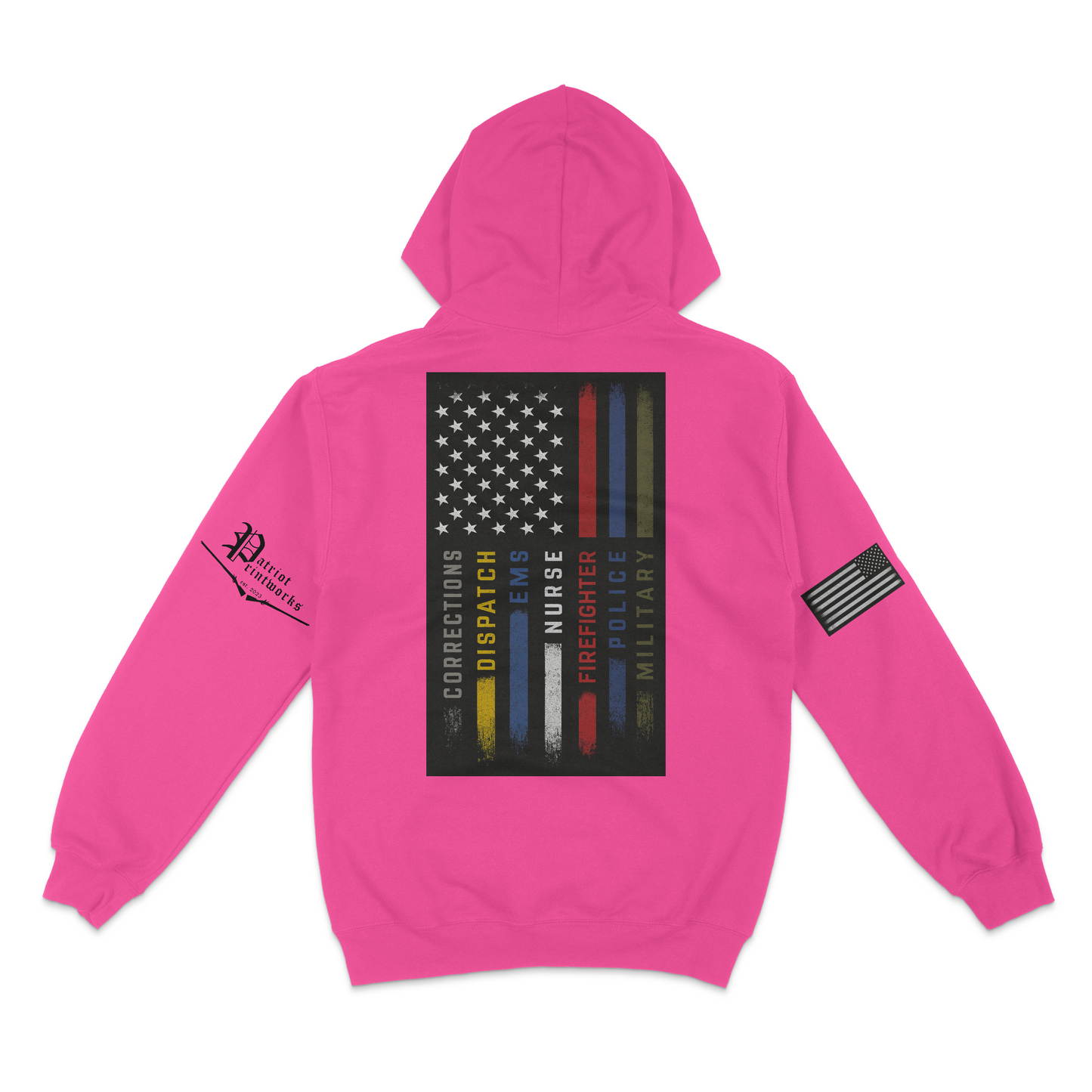 First Responder Flag Hoodie