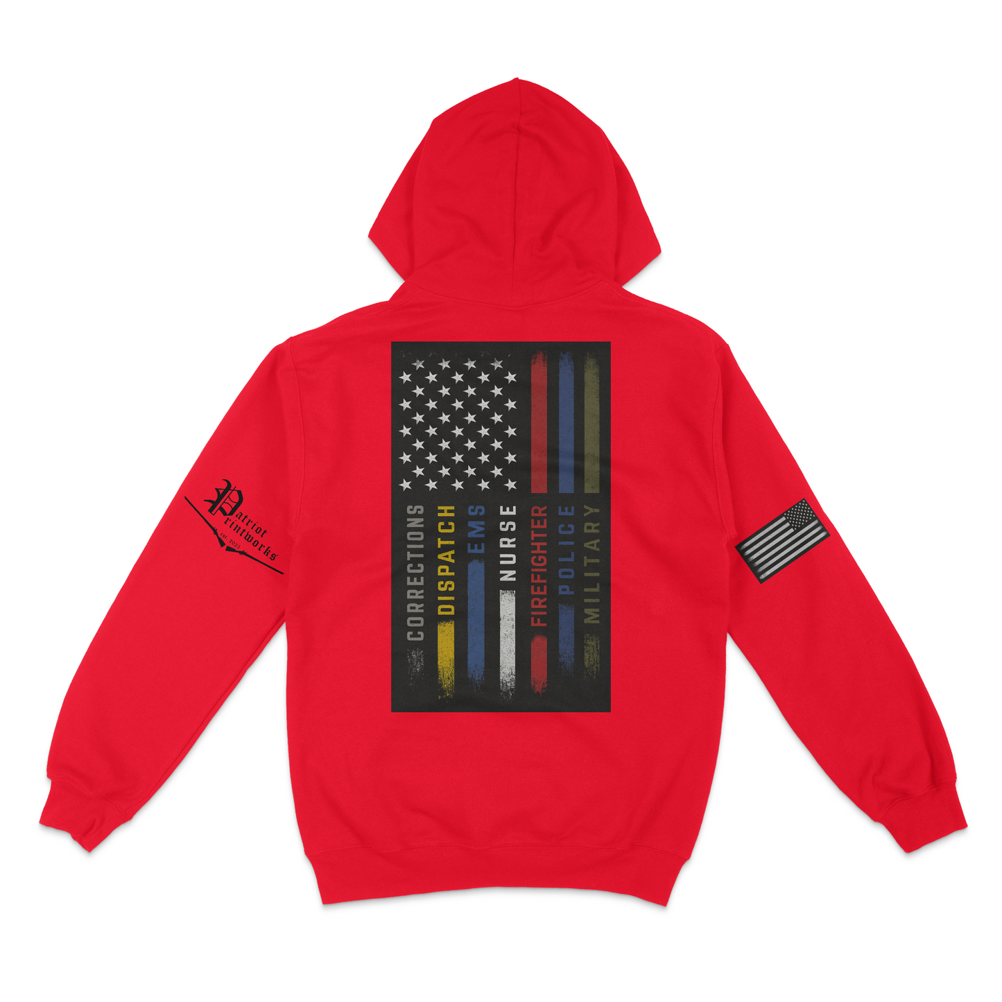 First Responder Flag Hoodie