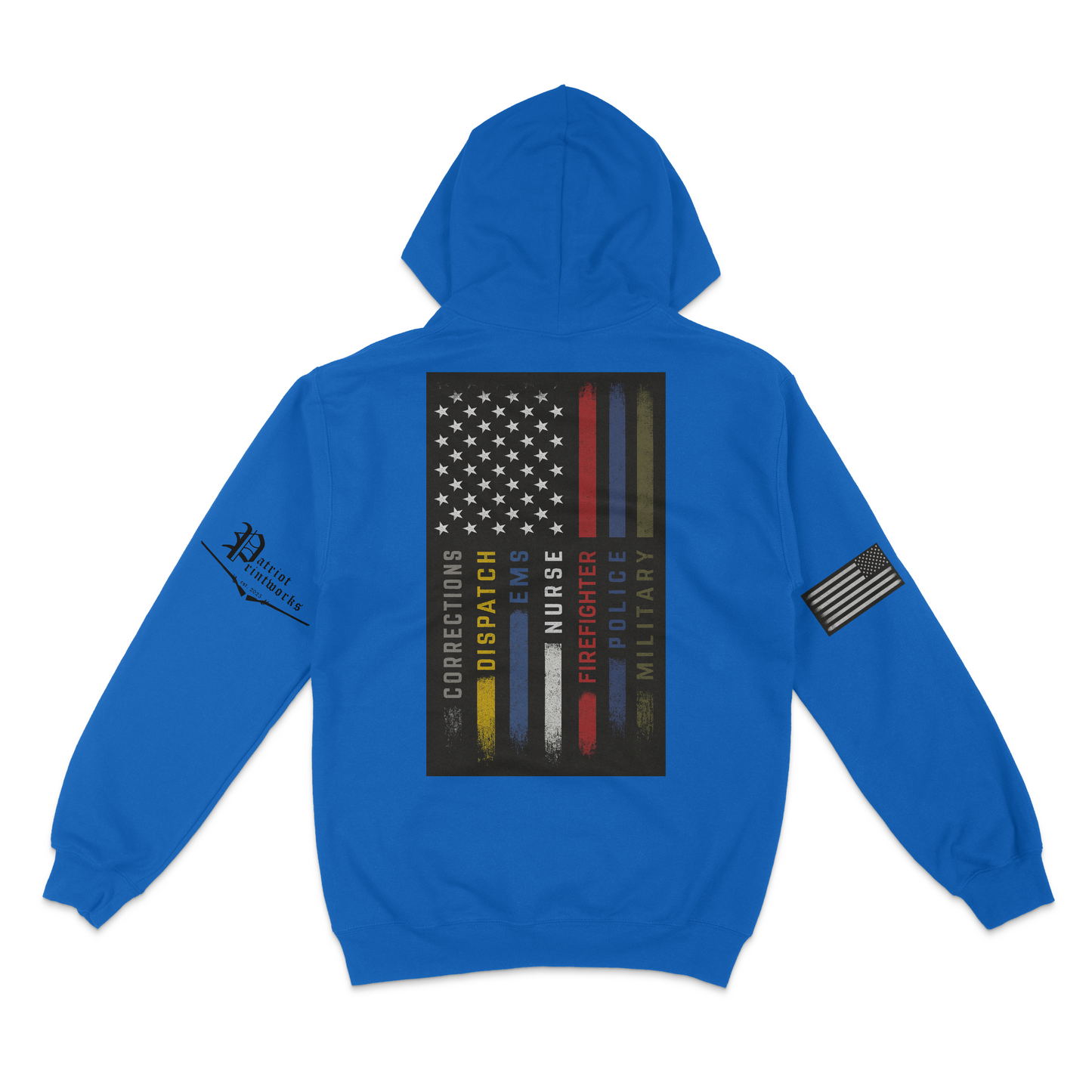 First Responder Flag Hoodie