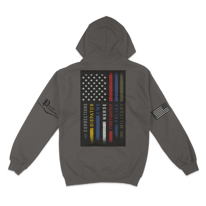 First Responder Flag Hoodie