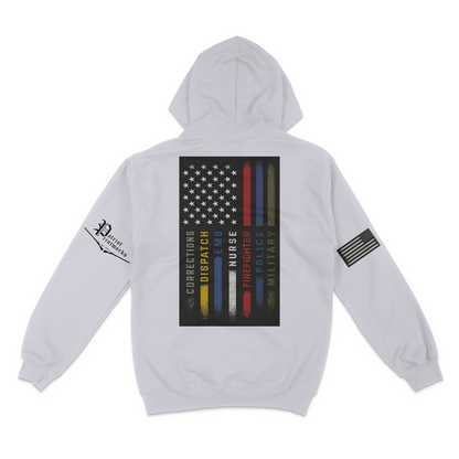 First Responder Flag Hoodie