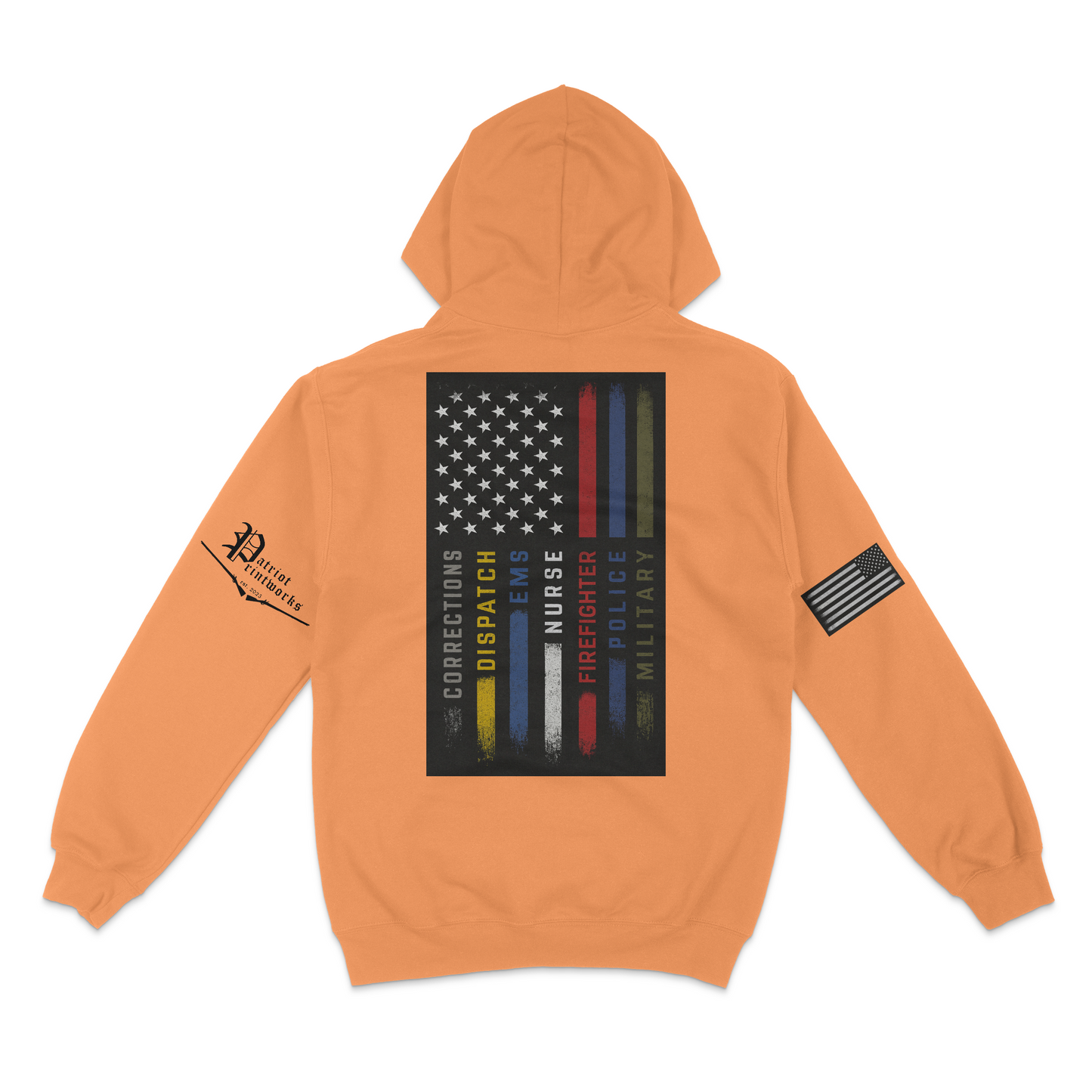 First Responder Flag Hoodie