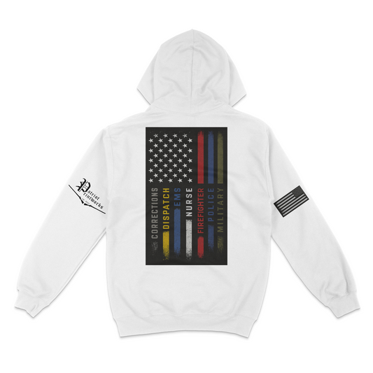 First Responder Flag Hoodie