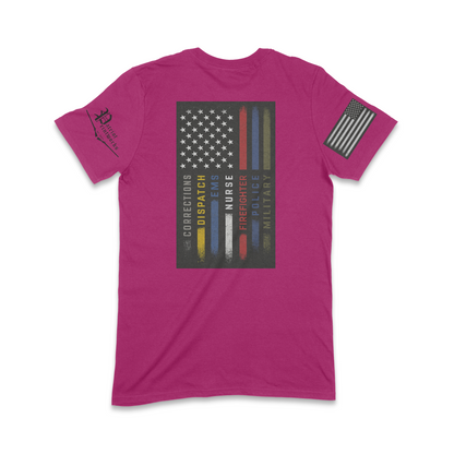 First Responder Flag T-Shirt