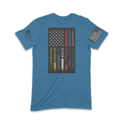 First Responder Flag T-Shirt