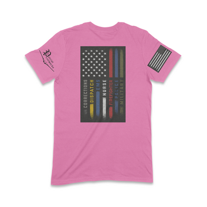 First Responder Flag T-Shirt