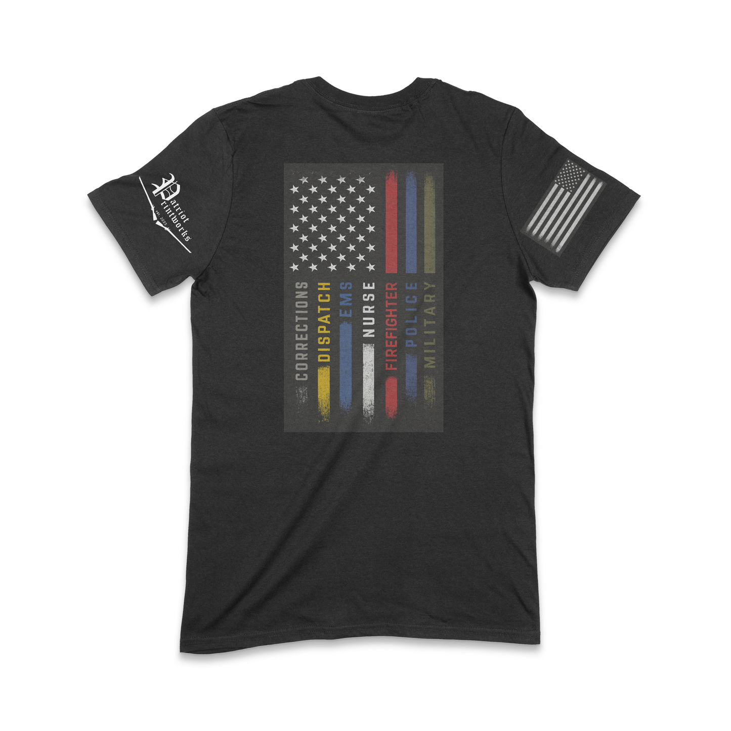 First Responder Flag T-Shirt