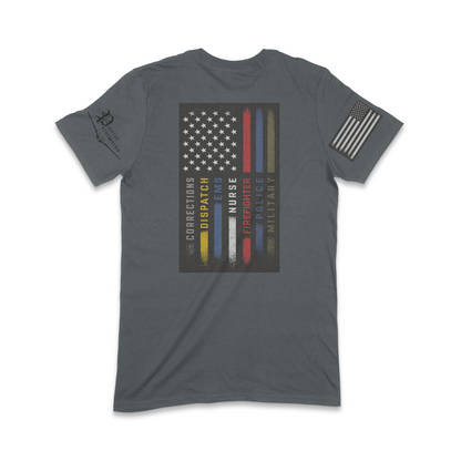 First Responder Flag T-Shirt