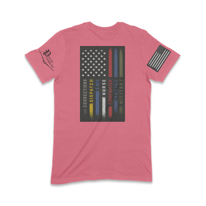 First Responder Flag T-Shirt