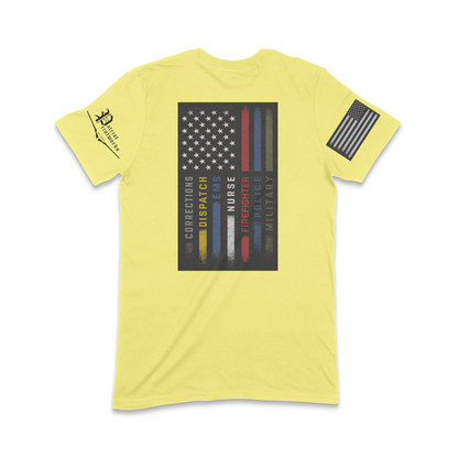 First Responder Flag T-Shirt