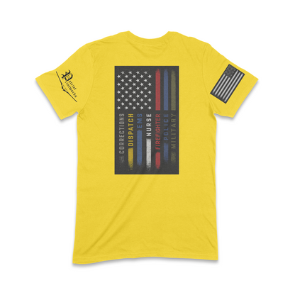 First Responder Flag T-Shirt