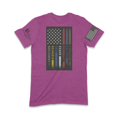 First Responder Flag T-Shirt