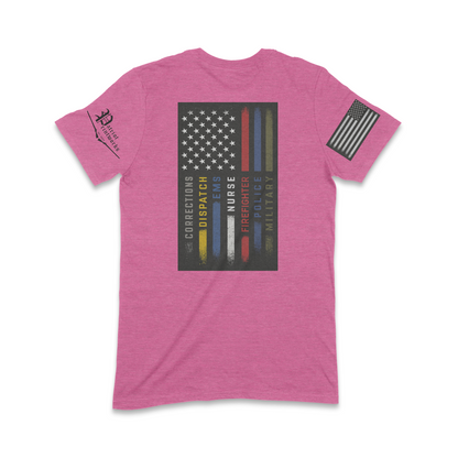 First Responder Flag T-Shirt