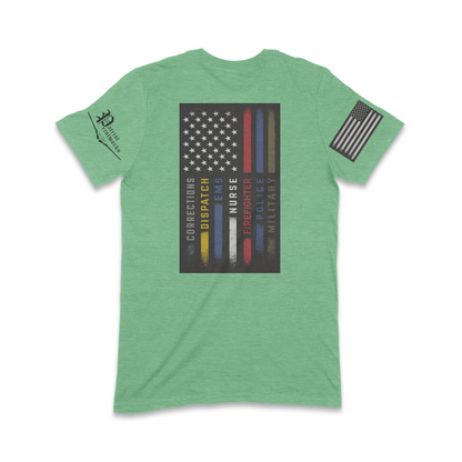 First Responder Flag T-Shirt