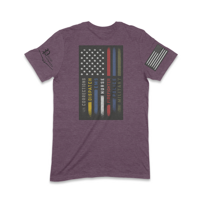 First Responder Flag T-Shirt