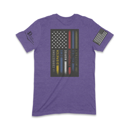 First Responder Flag T-Shirt