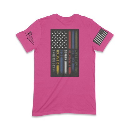 First Responder Flag T-Shirt