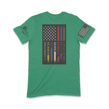 First Responder Flag T-Shirt