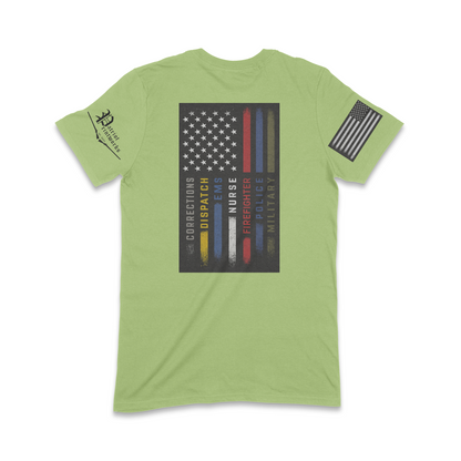 First Responder Flag T-Shirt