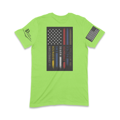 First Responder Flag T-Shirt