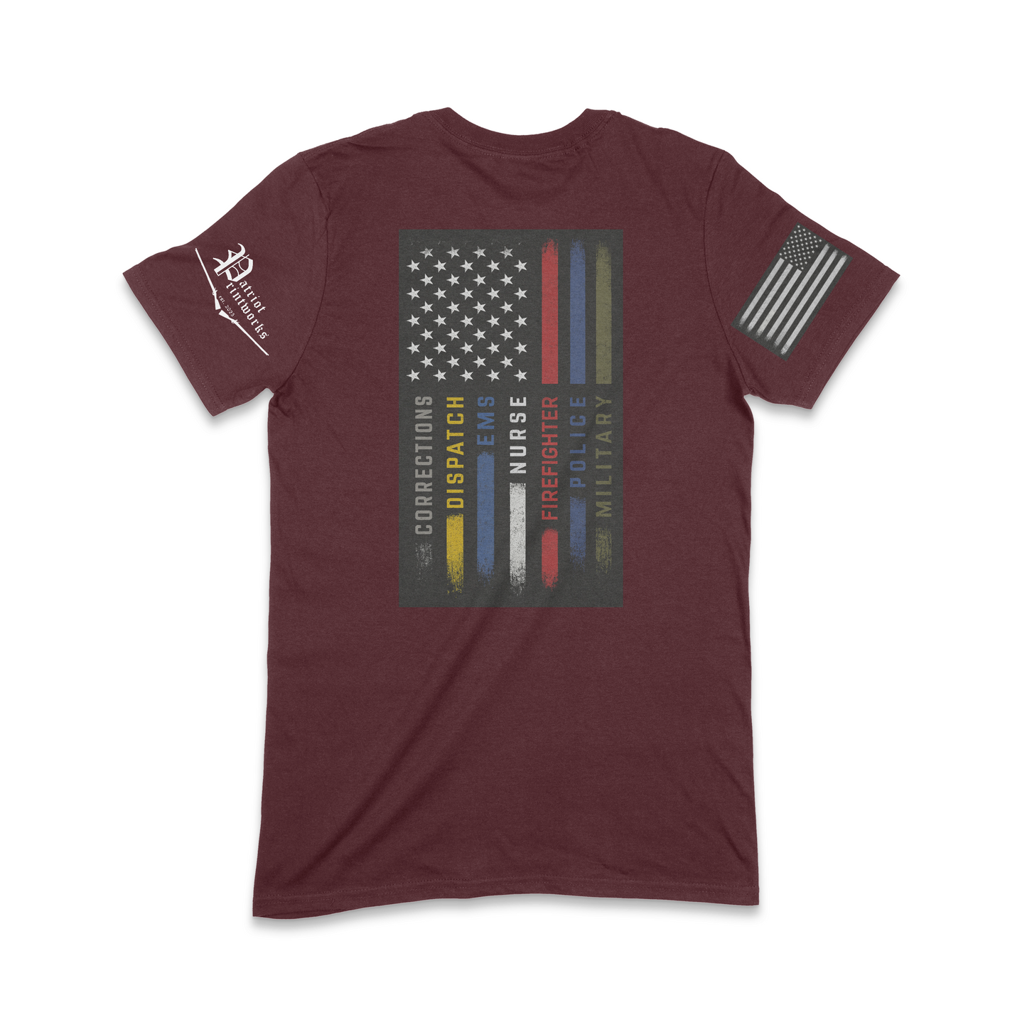 First Responder Flag T-Shirt