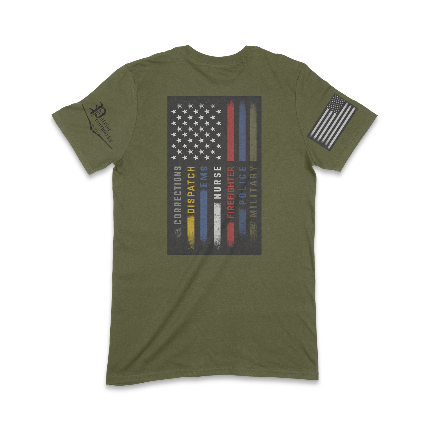 First Responder Flag T-Shirt