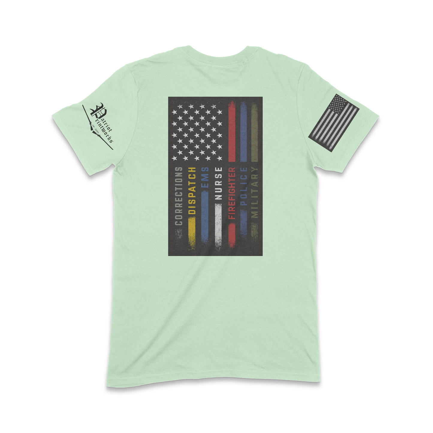First Responder Flag T-Shirt