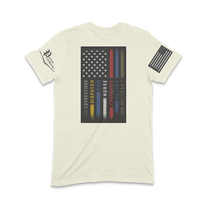First Responder Flag T-Shirt