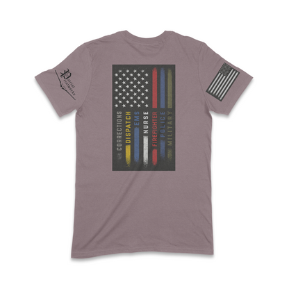 First Responder Flag T-Shirt