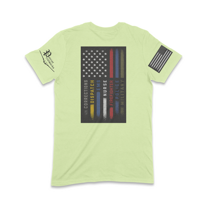 First Responder Flag T-Shirt