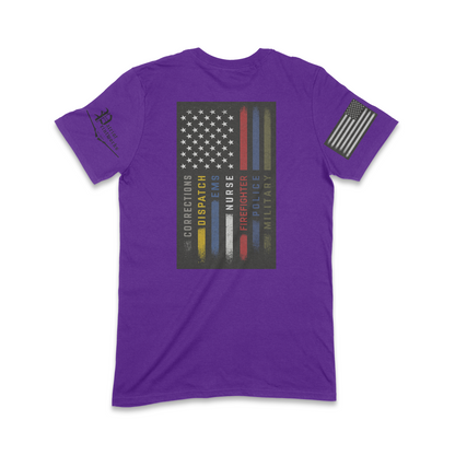 First Responder Flag T-Shirt