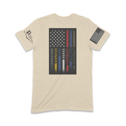 First Responder Flag T-Shirt