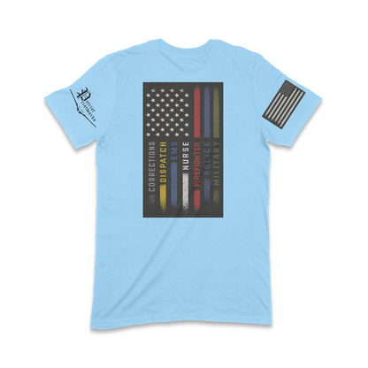 First Responder Flag T-Shirt