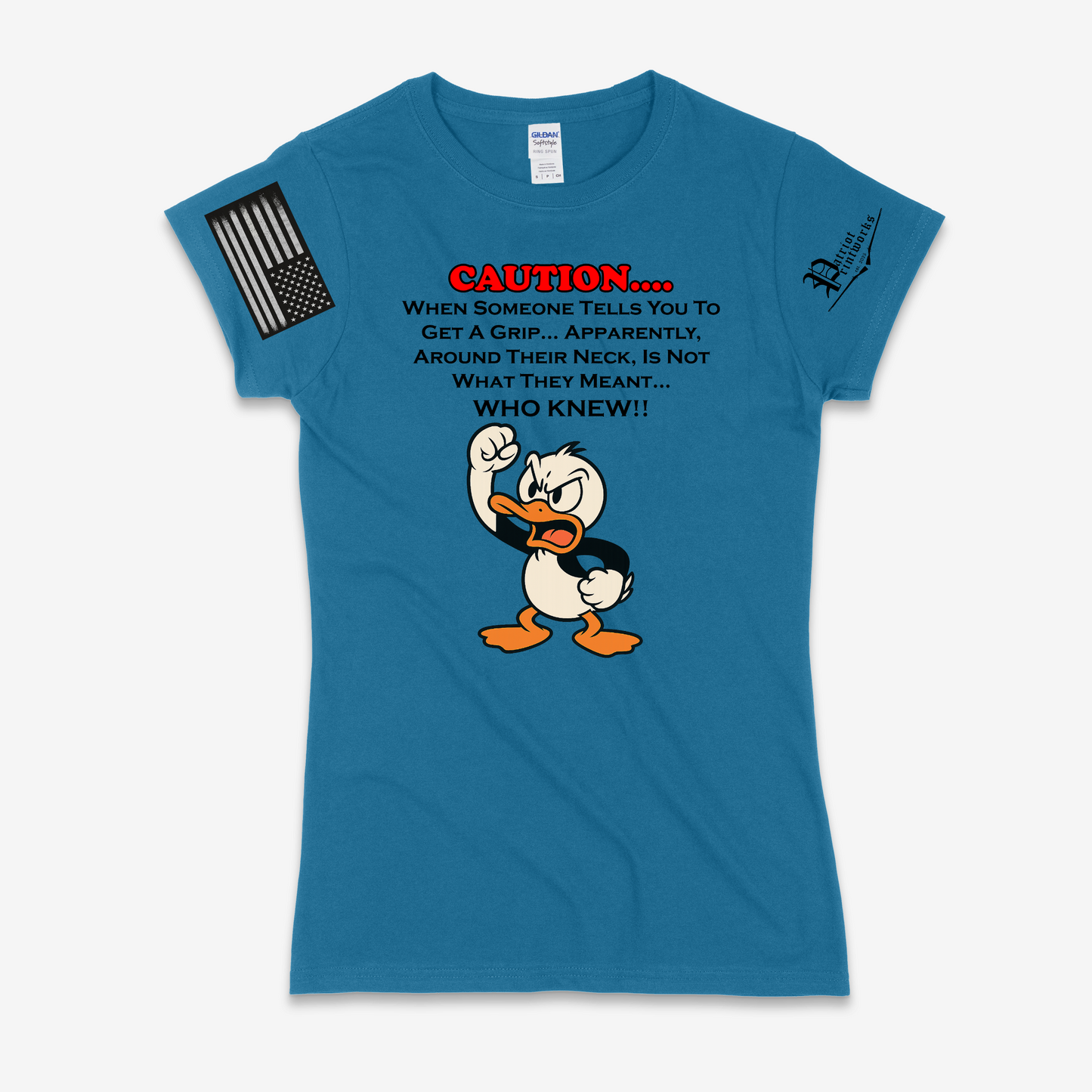 Get A Grip Ladies T-Shirt