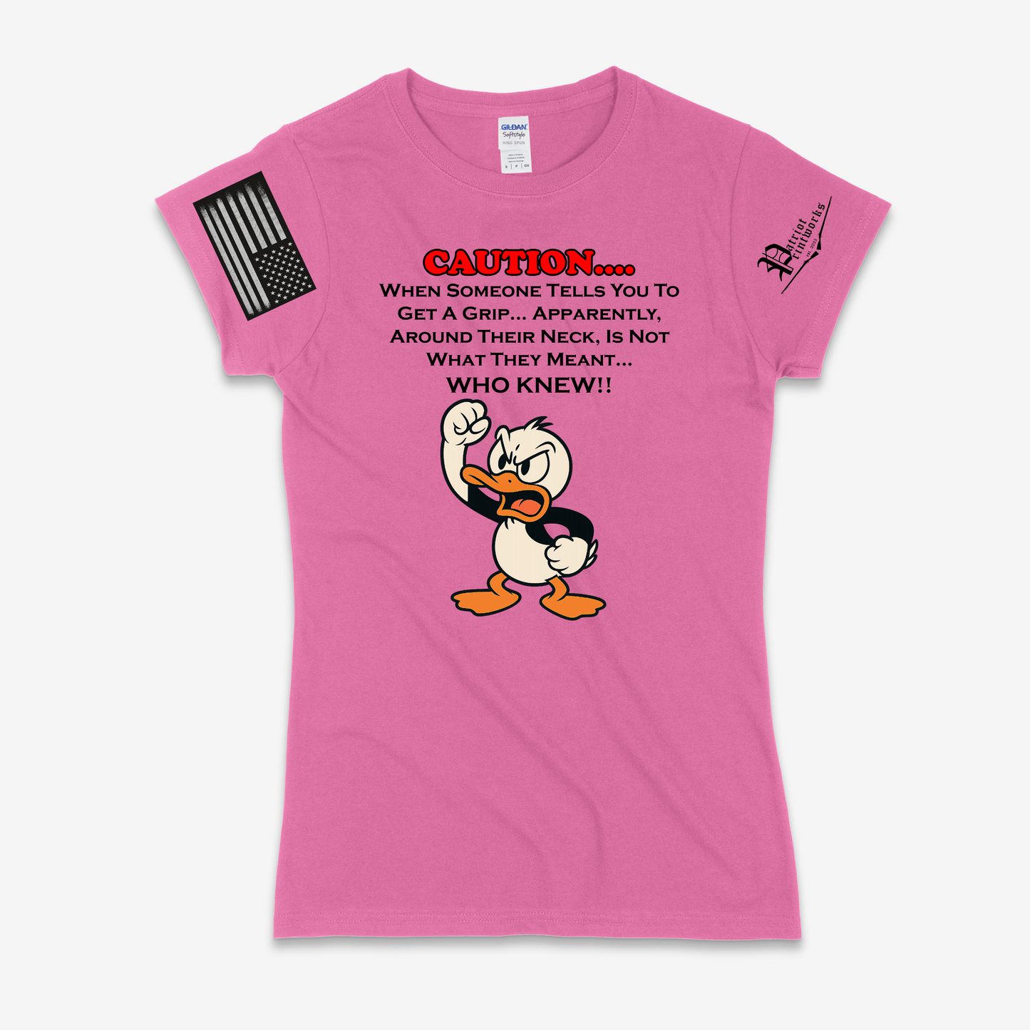 Get A Grip Ladies T-Shirt