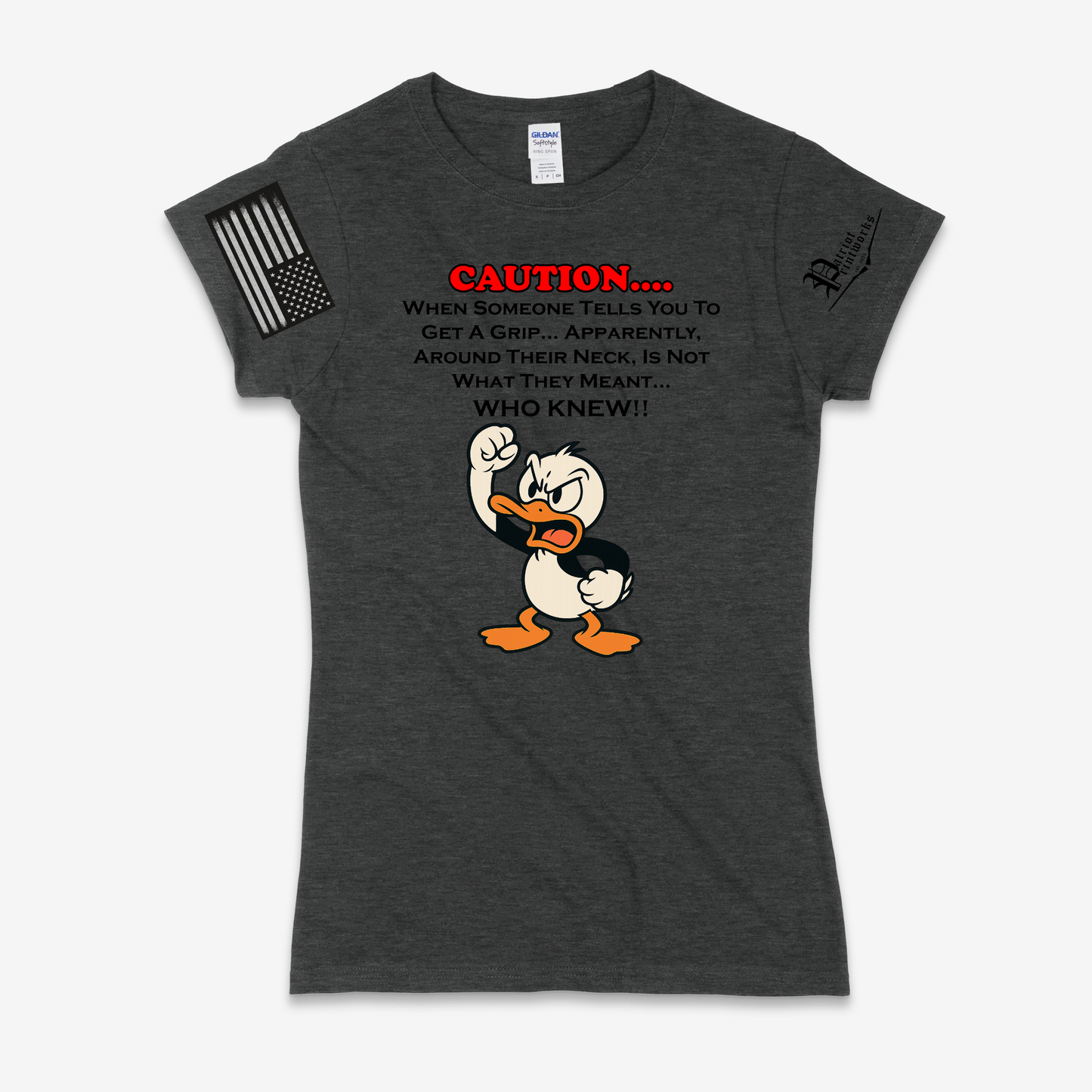 Get A Grip Ladies T-Shirt