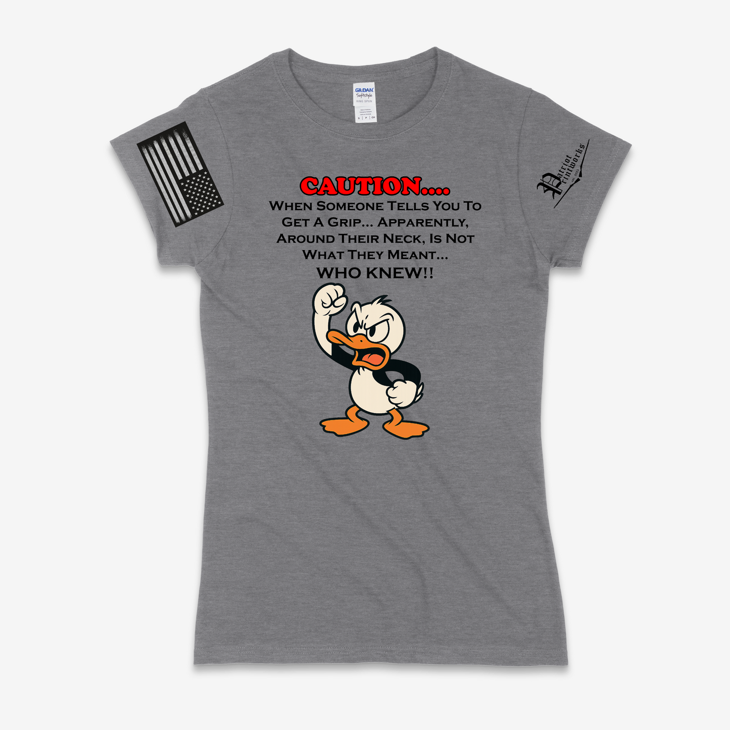 Get A Grip Ladies T-Shirt