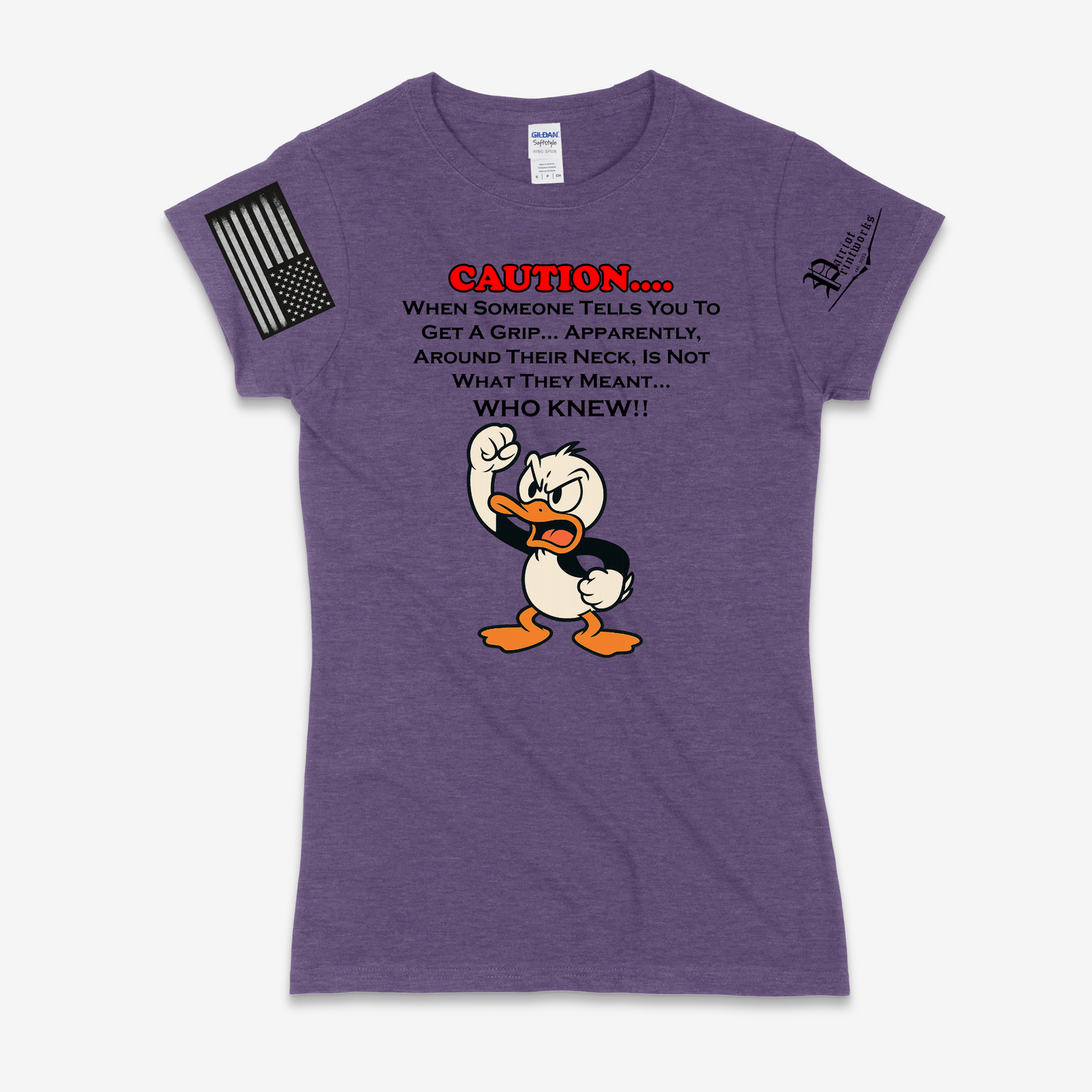 Get A Grip Ladies T-Shirt