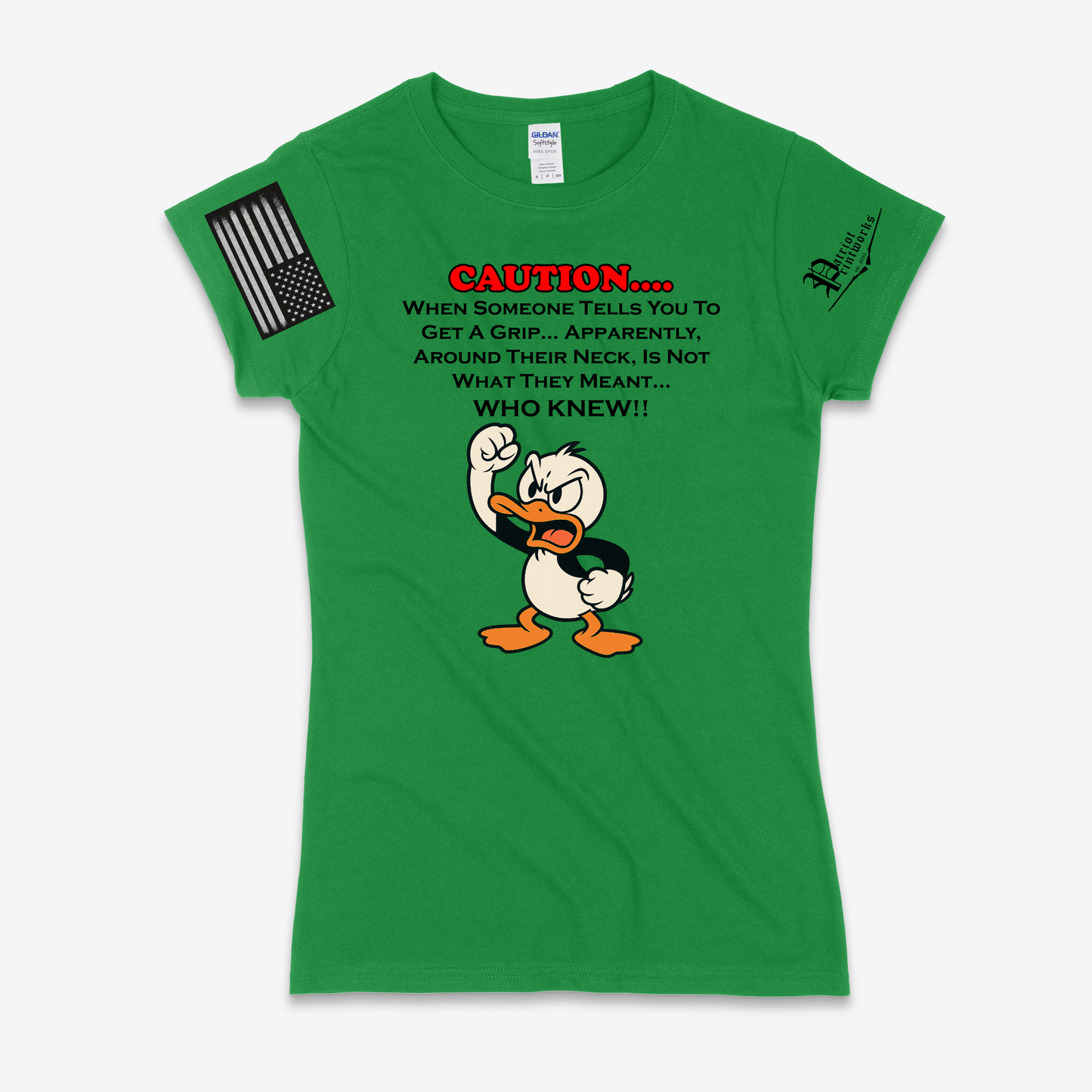 Get A Grip Ladies T-Shirt