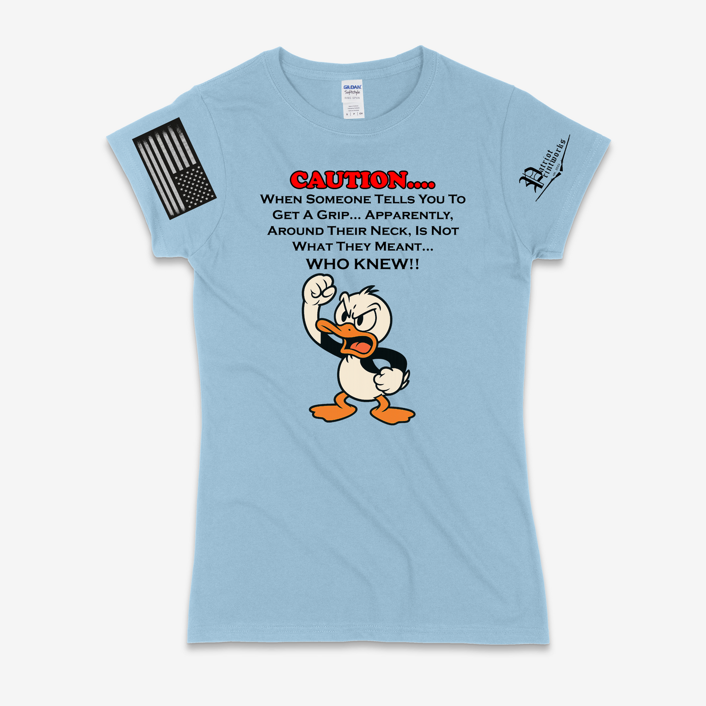 Get A Grip Ladies T-Shirt