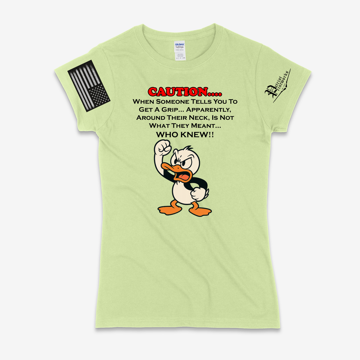Get A Grip Ladies T-Shirt