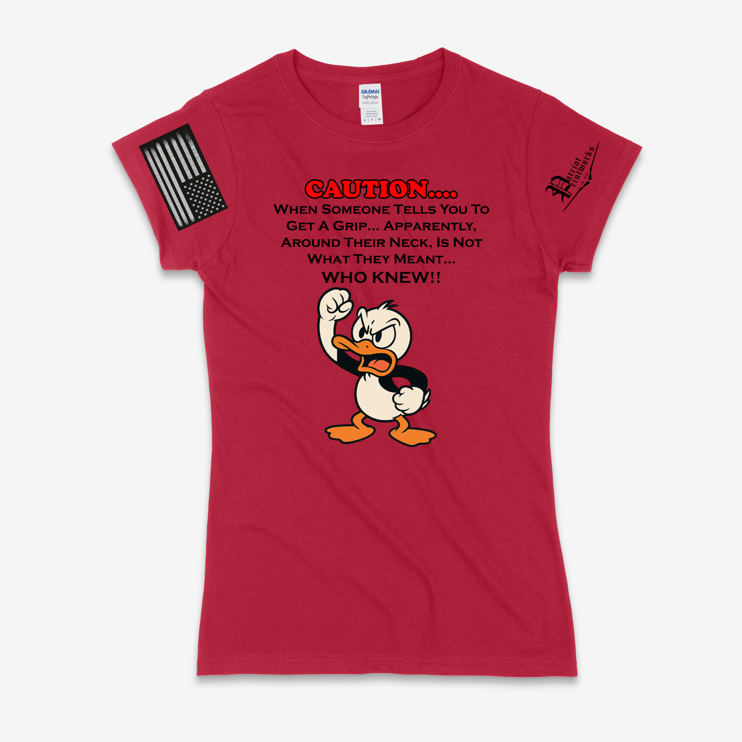 Get A Grip Ladies T-Shirt