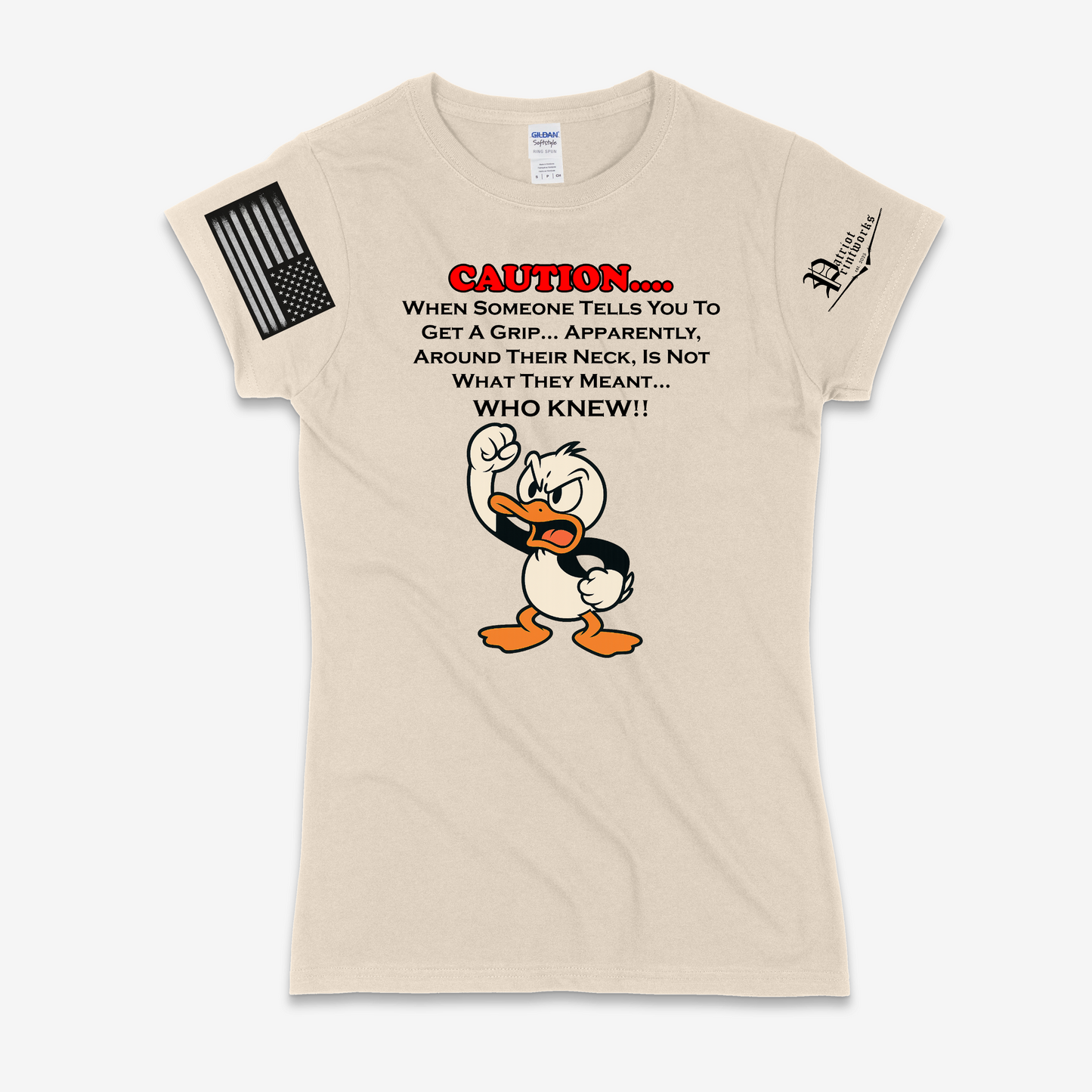 Get A Grip Ladies T-Shirt