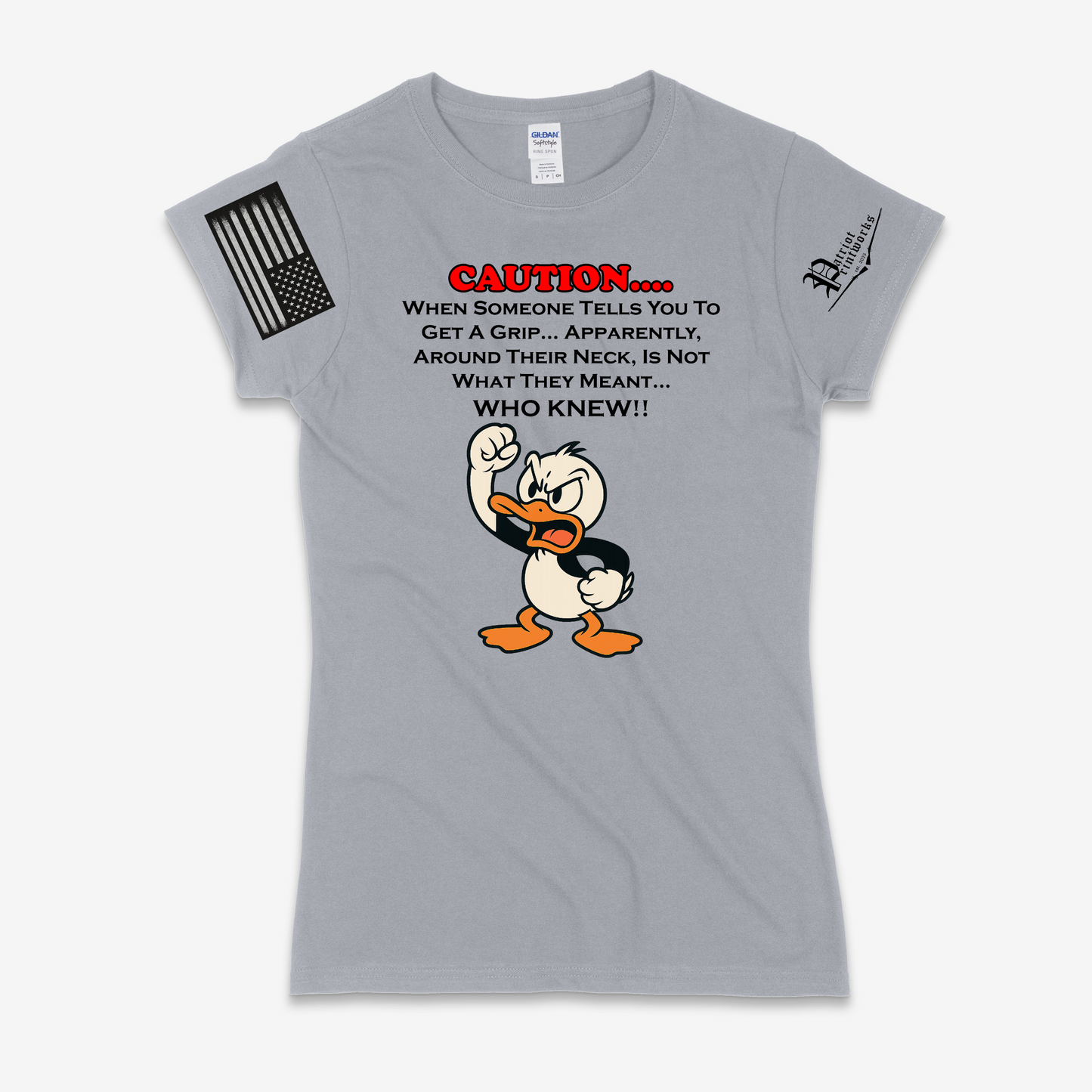 Get A Grip Ladies T-Shirt